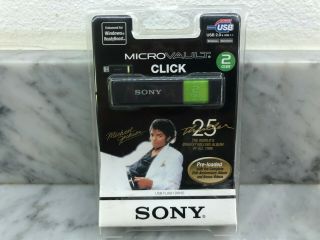 Michael Jackson " Thriller " 25 - Mp3 2gb Sony Usb Drive Rare By Sony
