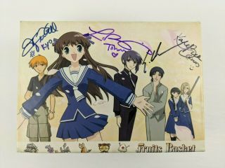 Fruits Basket Anime - Complete Art Box Set (dvd,  2004,  4 - Disc) Rare Autographed