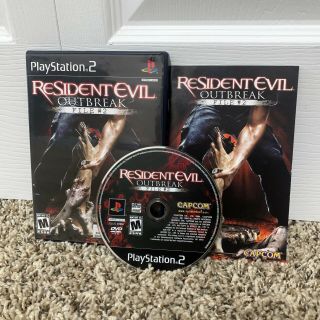 Resident Evil: Outbreak File 2 (sony Playstation 2,  2005) Rare Complete - Offer