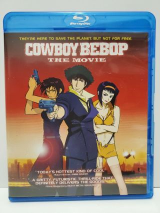 Cowboy Bebop: The Movie (2001) [blu - Ray Disc,  2011] Rare/oop