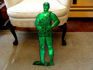 Rare 1960’s Vintage Jolly Green Giant Cut - Out Display Sign 26 " High