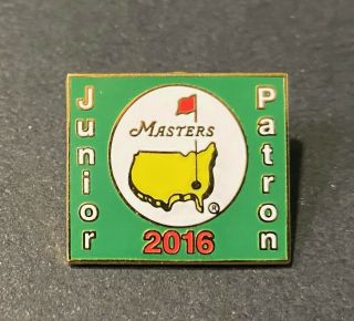 2016 Masters Tournament Augusta National Golf Club Junior Patron Pin Rare
