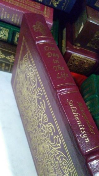 One Day In The Life By Aleksandr Solzhenitsyn - Easton Press Leather Rare Find