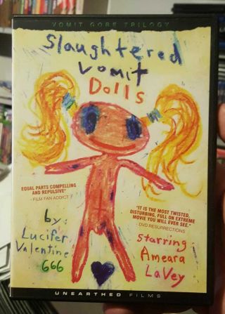 Slaughtered Vomit Dolls 2006 Dvd Like - Unearthed Films Oop Rare Gore Trilogy