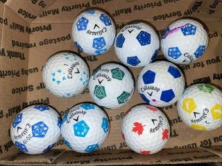 10 Rare Unique Callaway Truvis Collectible Golf Balls - 10 -