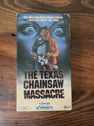 The Texas Chainsaw Massacre (vhs) Rare Cover