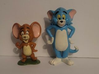 Tom & Jerry 1973 Vintage Figurine Made By Marx Toys M.  G.  M.  Inc Htf Rare Item