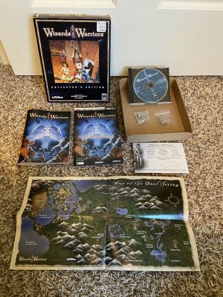 Wizards & Warriors Windows 95/98 Pc Box Game Collector’s Edition Rare Ships