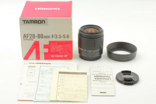 RARE【UNUSED】 Tamron AF 28 - 80mm f/3.  5 - 5.  6 Zoom Lens Canon EF Mount EOS Japan 1675 2