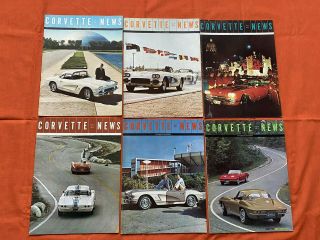 1962 Corvette News Magazines Complete Volume 5,  1 - 6 Rare Estate Find