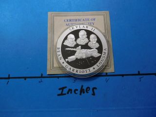 Skylab Ii Moon Landing Nasa Space Station 1997 Vintage 999 Silver Coin Rare P12