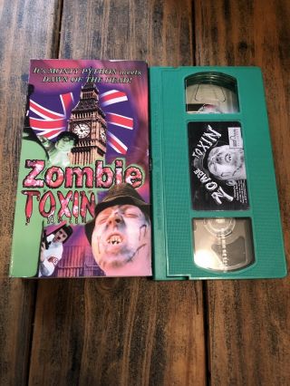 Rare Indie Horror Vhs - Zombie Toxin 1998 Shock O Rama Oop