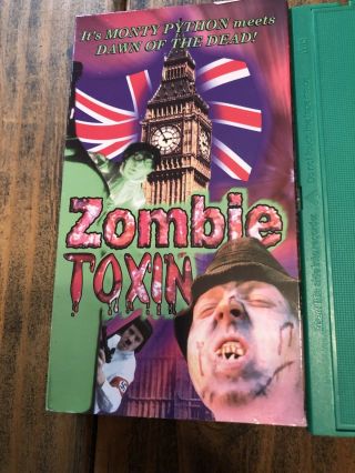 Rare indie Horror Vhs - Zombie Toxin 1998 Shock O Rama OOP 3