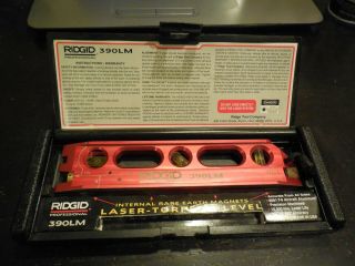 Ridgid Professional 390 Lm Laser Torpedo Level Rare Earth Magnets With Case