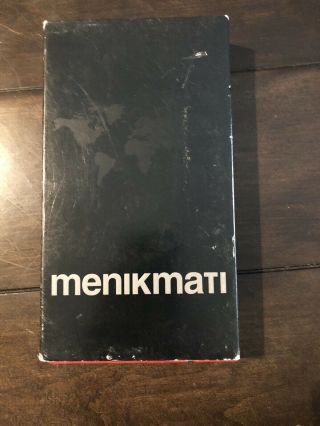 Menikmati (vhs,  2002) Skateboarding Movie Authentic And Rare Red Tape Version