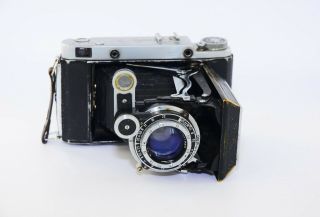 Old Rare Moskva - 5 Soviet Folding Camera Ikonta Medium Format W/s Lens