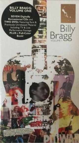 Billy Bragg Volume 1 / 7 Remastered Cds 2 Dvds Rare Unreleased Material
