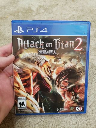 Attack On Titan 2 Playstation 4 Ps4 Very Good Rare Usa Seller