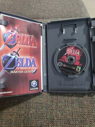 The Legend of Zelda Ocarina of Time Master Quest Nintendo Gamecube Complete Rare 2