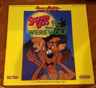 Laserdisc Scooby Doo And The Reluctant Werewolf Laserdisc Rare Hanna Barbera