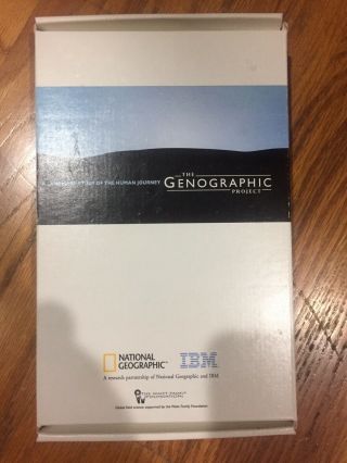 National Geographic Dna Test Kit Generation Ancestry Rare Collectors