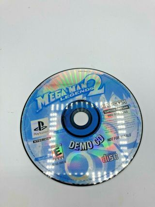 Sony Playstation 1 Ps1 Disc Only Mega Man Legends 2 Demo Cd Disc Rare