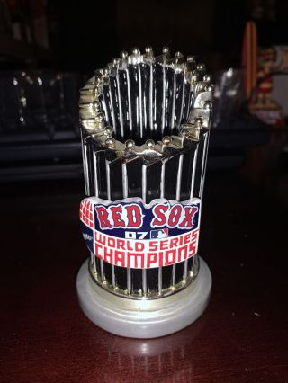 Rare 2007 Boston Red Sox World Series Champions Mini Trophy Forever Collectibles 2