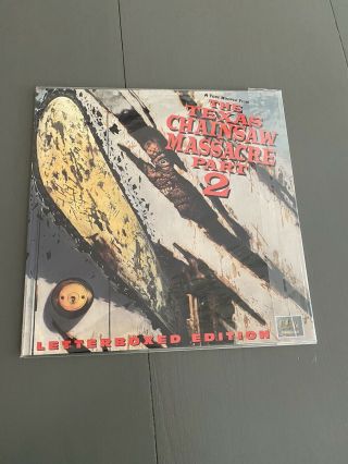 Texas Chainsaw Massacre 2 Rare Laserdisc Tcm Leatherface Mask Horror Halloween