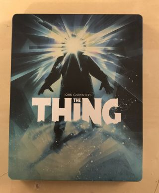 The Thing Blu - Ray Arrow Video Exclusive Limited Edition Steelbook Oop Rare