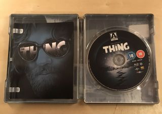 THE THING Blu - ray Arrow Video Exclusive Limited Edition Steelbook OOP RARE 3