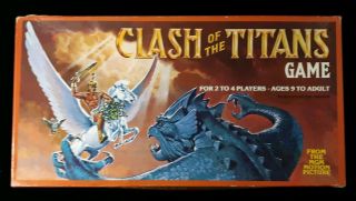 Clash Of The Titans Board Game Vintage 1981 By Whitman Rare