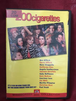 200 Cigarettes Dvd Rare Oop Htf Paul Rudd Kate Hudson Ben Affleck Mtv 1999