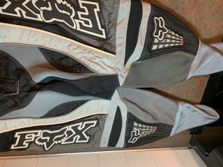Fox Racing 360 Protective Pants Size 36 Black Grey White.  Rare Hard To Find 3