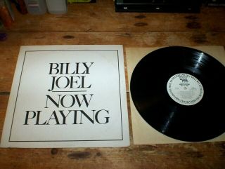 Billy Joel (now Playing) Rare 1978 White Label Columbia Promo Vinyl Lp As452