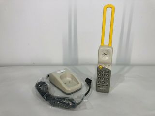 Rare Vtg Sony Sports Spp - S20 Yellow Cordless Phone Retro 80s 90s -