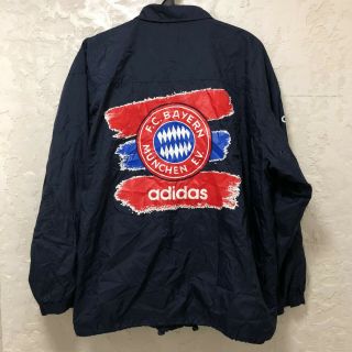 Vtg Rare 90’s Bayern Munich Adidas Football Soccer Rain Jacket Coat Men Size L