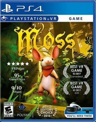 Moss Vr Psvr Playstation Virtual Reality Ps5 & Ps4 / Very Rare Disc Version