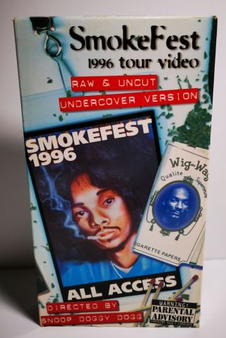 Snoop Doggy Dogg Smokefest 1996 Tour Video Vhs Unreleased Uncut Rare Video
