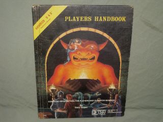 The Ad&d 1st Ed Hardback - Players Handbook (rare From 1978 And Vg, )