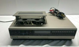 Rare Panasonic Omnivision Pv - 1225 Vintage Vhs Player Recorder - Top Loader