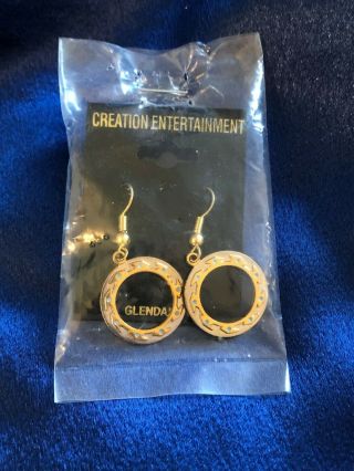 Rare Official Xena (lucy Lawless) Chakram Earrings - &