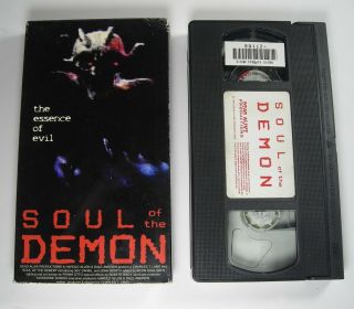 Soul Of The Demon Vhs 1996 Rare Horror Dead Alive Productions