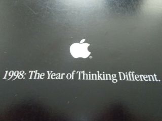Rare Apple Computer Book - 1998: The Year Of Thinking Different Limited Edition