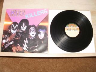 Kiss Killers 1982 Rare Colombia Vinyl Lp Casablanca Gene Paul Ace Frehley Eric