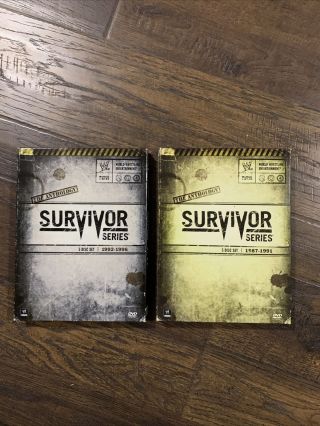 Wwe - Survivor Series Anthology Vol.  1 & 2 1987 - 1996 (10 Dvd Set) /rare/complete/vg