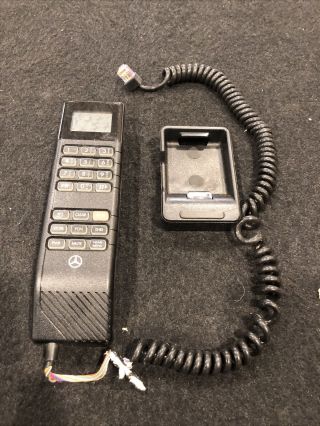 Rare Vintage Mercedes - Benz Mobile Cellular Cell Phone Telephone Handset 90 