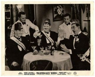 Sons Of The Desert Lobby Card Stan Laurel Oliver Hardy 1930 