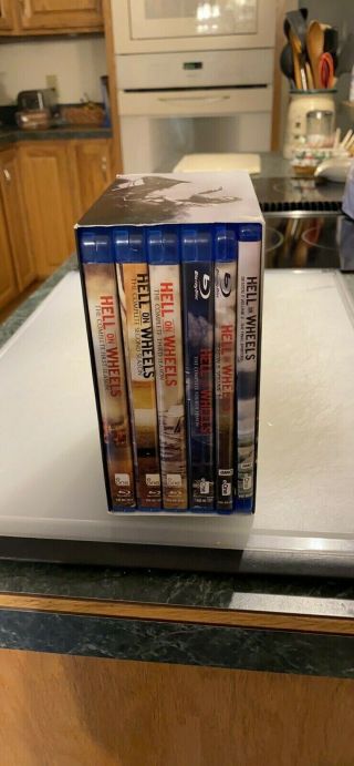 Rare Blu - Ray Hell On Wheels - The Complete Series Box Set Blue Ray Br