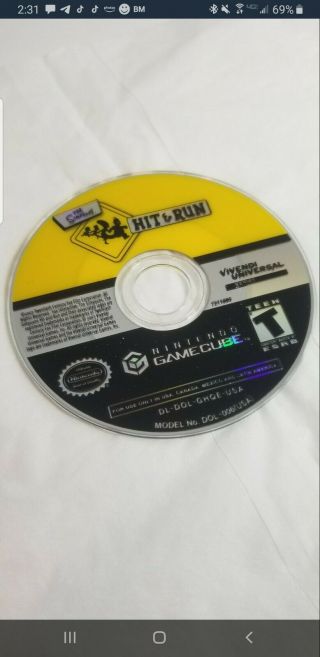 The Simpsons Hit & Run (nintendo Gamecube,  2003) Disc Only Rare
