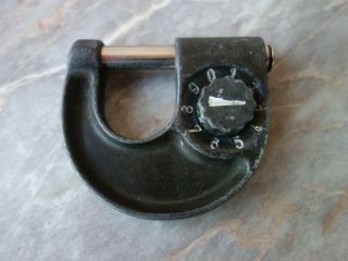 Vtg Old Very Rare Russian Soviet Ussr 4 Code Combination Metal Padlock Door Lock